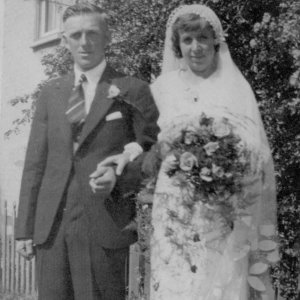 George Gig Wray and Dorothy Doll Atkinson - 1st. August 1938